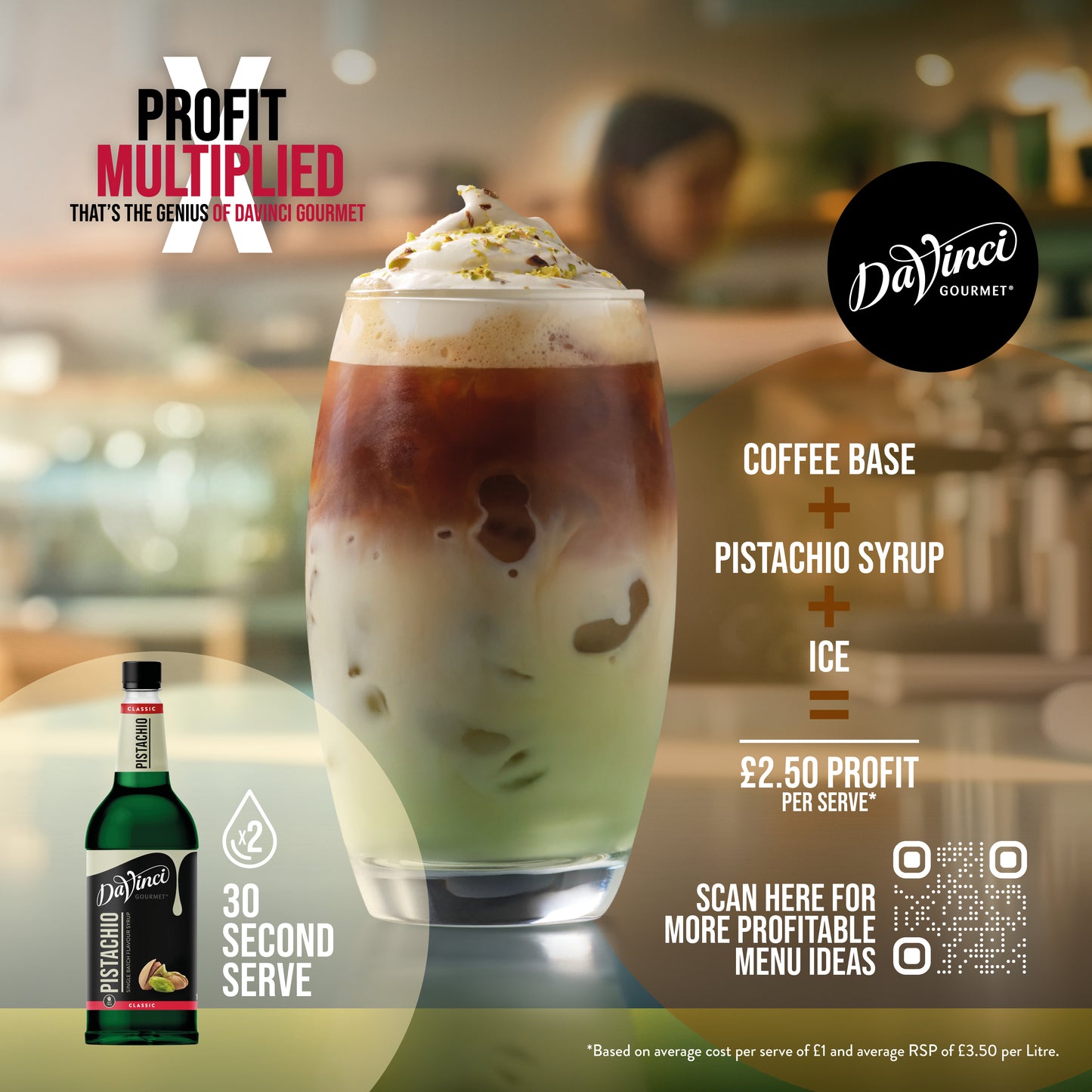 Pistachio Iced Latte