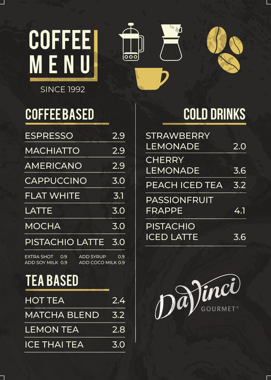 Menu Template 1
