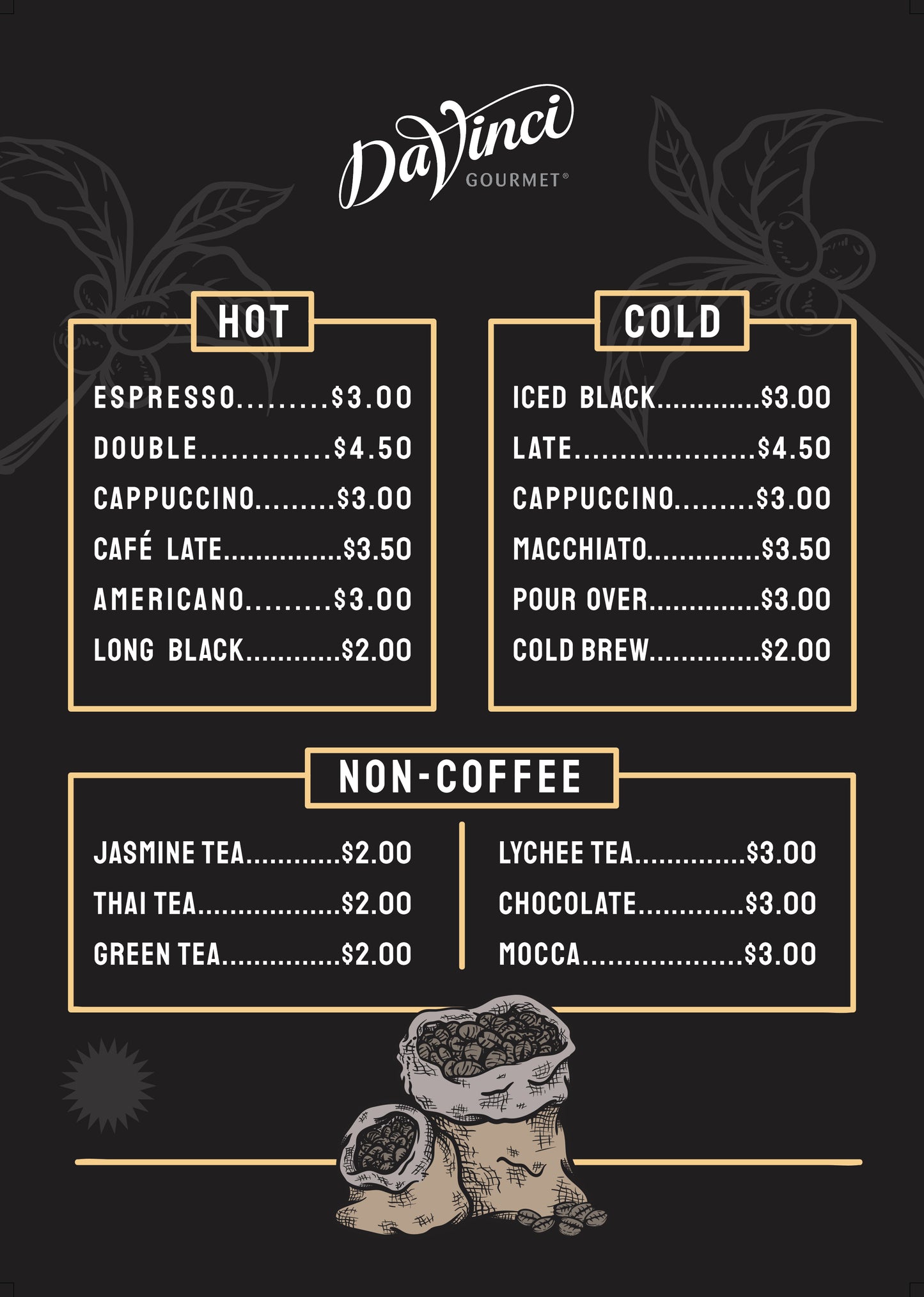 Menu Template 2