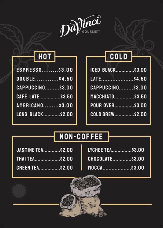 Menu Template 2