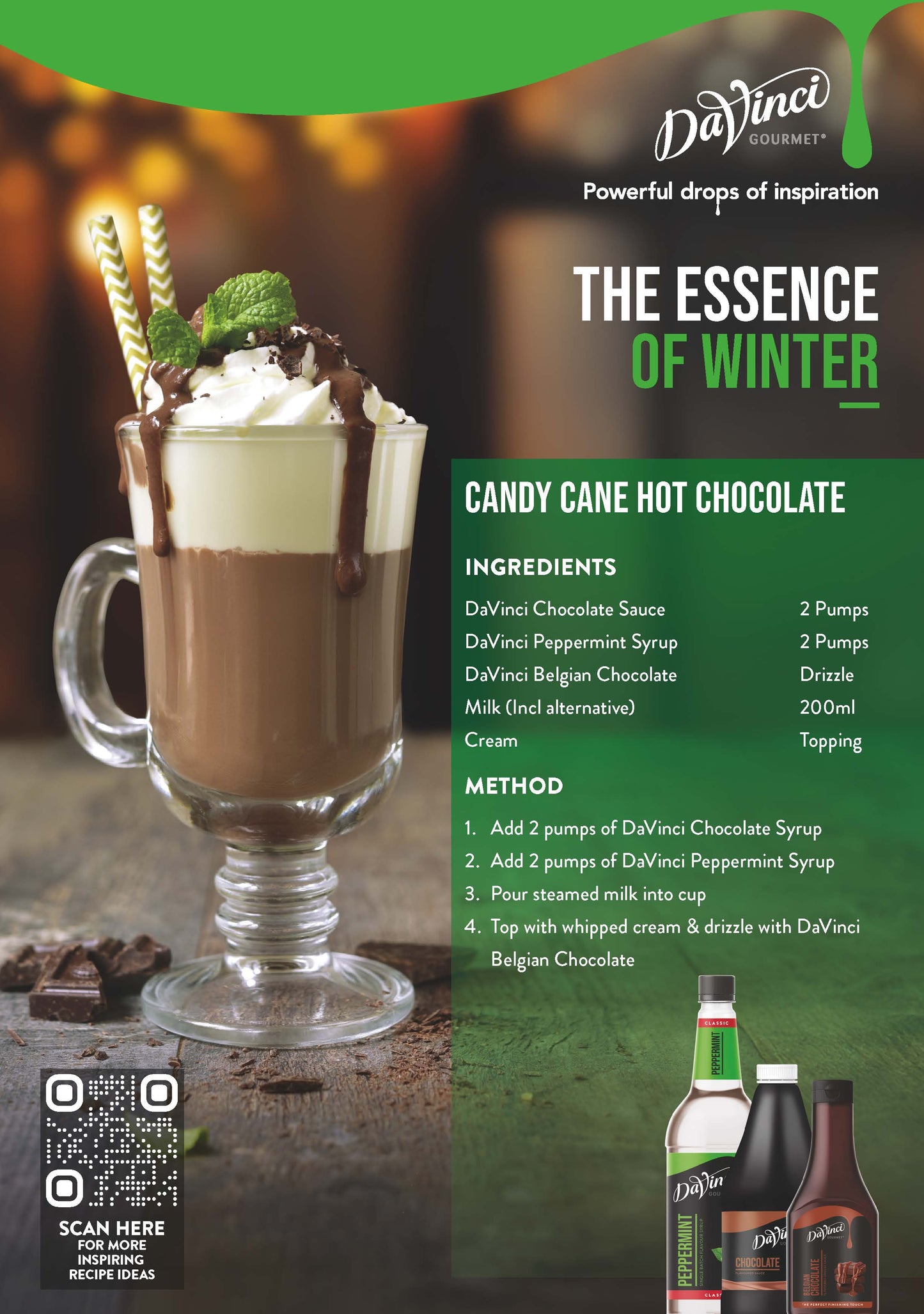 Candy Cane Hot Chocolate