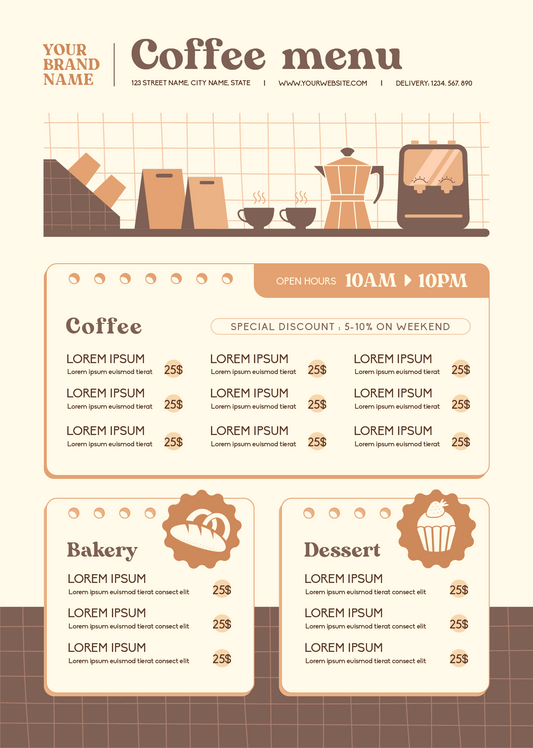 Menu Template 5