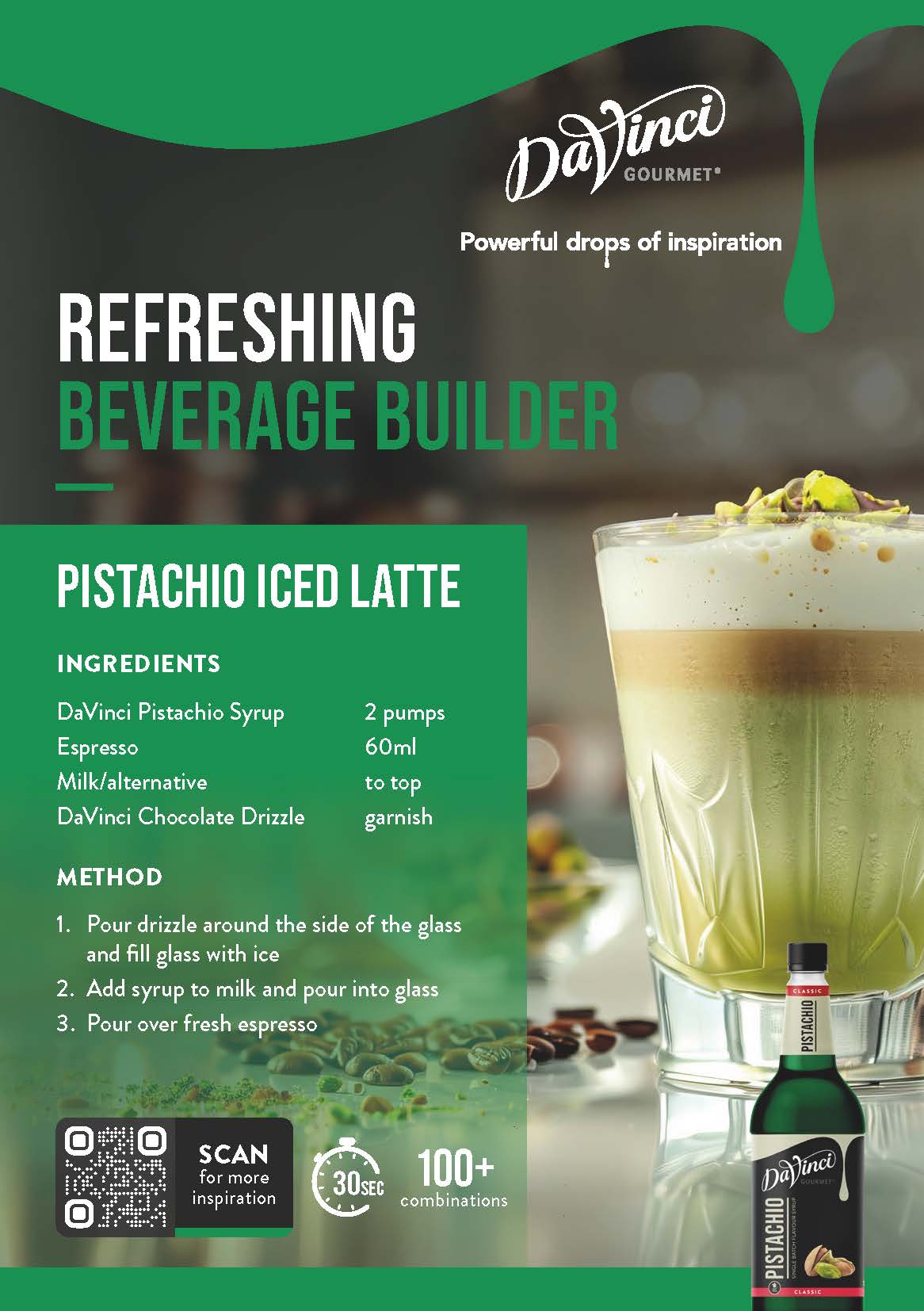 Pistachio Iced Latte