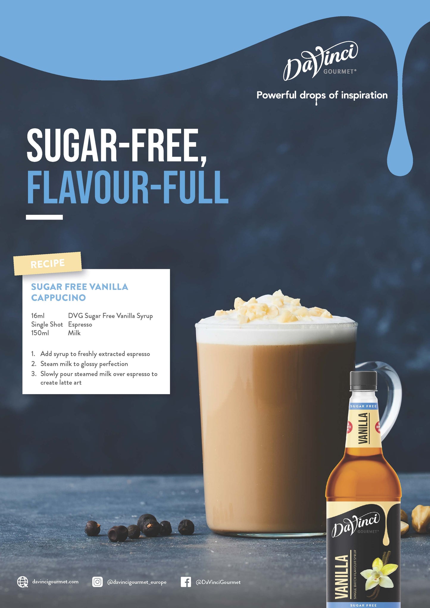 Sugar Free Iced Vanilla Cappuccino