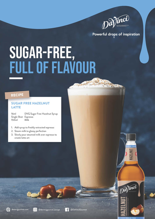 Sugar Free Hazelnut Latte