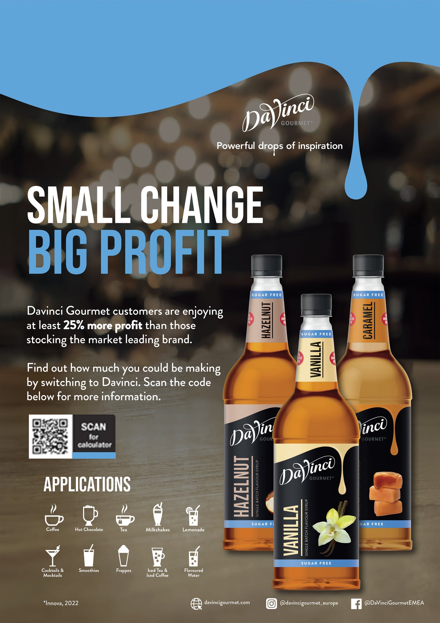 Switch and Save Sugar Free A4 Print Advert