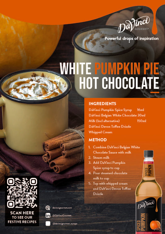 White Pumpkin Pie Hot Chocolate
